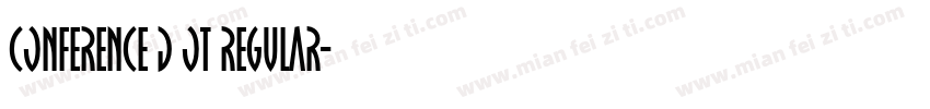 Conference D OT Regular字体转换